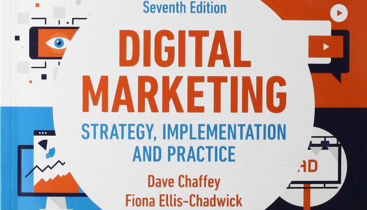 غلاف كتاب التسويق الرقمي للكاتبين المؤلف Dave Chaffey & Fiona Ellis-Chadwick